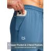 imageG Gradual Mens Sweatpants with Zipper Pocket Workout Athletic Track Pants Stretch Tapered Joggers for Gym Running JoggingSlate Blue