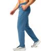 imageG Gradual Mens Sweatpants with Zipper Pocket Workout Athletic Track Pants Stretch Tapered Joggers for Gym Running JoggingSlate Blue