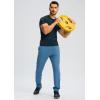 imageG Gradual Mens Sweatpants with Zipper Pocket Workout Athletic Track Pants Stretch Tapered Joggers for Gym Running JoggingSlate Blue