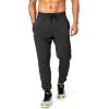 imageG Gradual Mens Sweatpants with Zipper Pockets Athletic Pants Traning Track Pants Joggers for Men Soccer Running WorkoutC Heathered Black
