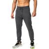 imageG Gradual Mens Sweatpants with Zipper Pockets Athletic Pants Traning Track Pants Joggers for Men Soccer Running WorkoutC Heathered Graphite Grey