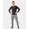 imageG Gradual Mens Sweatpants with Zipper Pockets Athletic Pants Traning Track Pants Joggers for Men Soccer Running WorkoutHeathered Pitch Gray Light