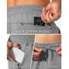 imageG Gradual Mens Sweatpants with Zipper Pockets Athletic Pants Traning Track Pants Joggers for Men Soccer Running WorkoutHeathered Pitch Gray Light