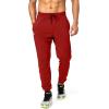 imageG Gradual Mens Sweatpants with Zipper Pockets Athletic Pants Traning Track Pants Joggers for Men Soccer Running WorkoutPower Red