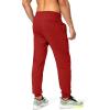 imageG Gradual Mens Sweatpants with Zipper Pockets Athletic Pants Traning Track Pants Joggers for Men Soccer Running WorkoutPower Red