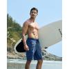 imageG Gradual Mens Swim Trunks 9quot Quick Dry Swimming Board Shorts with Zipper Pockets Swimwear Bathing Suit for Men No LinerBlue