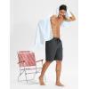 imageG Gradual Mens Swim Trunks 9quot Quick Dry Swimming Board Shorts with Zipper Pockets Swimwear Bathing Suit for Men No LinerDark Grey