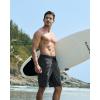 imageG Gradual Mens Swim Trunks 9quot Quick Dry Swimming Board Shorts with Zipper Pockets Swimwear Bathing Suit for Men No LinerDark Grey