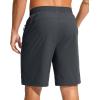 imageG Gradual Mens Swim Trunks 9quot Quick Dry Swimming Board Shorts with Zipper Pockets Swimwear Bathing Suit for Men No LinerDark Grey