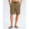 imageG Gradual Mens Swim Trunks 9quot Quick Dry Swimming Board Shorts with Zipper Pockets Swimwear Bathing Suit for Men No LinerDark Khaki