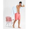 imageG Gradual Mens Swim Trunks 9quot Quick Dry Swimming Board Shorts with Zipper Pockets Swimwear Bathing Suit for Men No LinerHyper Pink