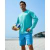 imageG Gradual Mens Swim Trunks 9quot Quick Dry Swimming Board Shorts with Zipper Pockets Swimwear Bathing Suit for Men No LinerLake Blue