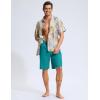 imageG Gradual Mens Swim Trunks 9quot Quick Dry Swimming Board Shorts with Zipper Pockets Swimwear Bathing Suit for Men No LinerLake Green