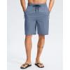 imageG Gradual Mens Swim Trunks 9quot Quick Dry Swimming Board Shorts with Zipper Pockets Swimwear Bathing Suit for Men No LinerLight Blue