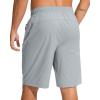 imageG Gradual Mens Swim Trunks 9quot Quick Dry Swimming Board Shorts with Zipper Pockets Swimwear Bathing Suit for Men No LinerLight Grey
