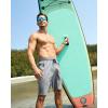 imageG Gradual Mens Swim Trunks 9quot Quick Dry Swimming Board Shorts with Zipper Pockets Swimwear Bathing Suit for Men No LinerLight Grey