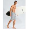imageG Gradual Mens Swim Trunks 9quot Quick Dry Swimming Board Shorts with Zipper Pockets Swimwear Bathing Suit for Men No LinerLight Grey