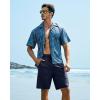 imageG Gradual Mens Swim Trunks 9quot Quick Dry Swimming Board Shorts with Zipper Pockets Swimwear Bathing Suit for Men No LinerNavy