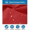 imageG Gradual Mens Swim Trunks 9quot Quick Dry Swimming Board Shorts with Zipper Pockets Swimwear Bathing Suit for Men No LinerRed