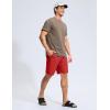 imageG Gradual Mens Swim Trunks 9quot Quick Dry Swimming Board Shorts with Zipper Pockets Swimwear Bathing Suit for Men No LinerRed