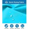 imageG Gradual Mens Swim Trunks 9quot Quick Dry Swimming Board Shorts with Zipper Pockets Swimwear Bathing Suit for Men No LinerSky Blue