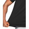 imageG Gradual Mens Workout Quick Dry TShirts Short Sleeve Lightweight Cooling Gym Shirts Tee for Running Beach Hiking1 Pack Black