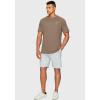 imageG Gradual Mens Workout Quick Dry TShirts Short Sleeve Lightweight Cooling Gym Shirts Tee for Running Beach Hiking1 Pack Brown