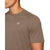 imageG Gradual Mens Workout Quick Dry TShirts Short Sleeve Lightweight Cooling Gym Shirts Tee for Running Beach Hiking1 Pack Brown