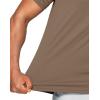 imageG Gradual Mens Workout Quick Dry TShirts Short Sleeve Lightweight Cooling Gym Shirts Tee for Running Beach Hiking1 Pack Brown