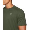 imageG Gradual Mens Workout Quick Dry TShirts Short Sleeve Lightweight Cooling Gym Shirts Tee for Running Beach Hiking1 Pack Dark Green
