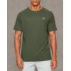imageG Gradual Mens Workout Quick Dry TShirts Short Sleeve Lightweight Cooling Gym Shirts Tee for Running Beach Hiking1 Pack Dark Green