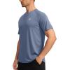 imageG Gradual Mens Workout Quick Dry TShirts Short Sleeve Lightweight Cooling Gym Shirts Tee for Running Beach Hiking1 Pack Dusty Blue