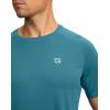 imageG Gradual Mens Workout Quick Dry TShirts Short Sleeve Lightweight Cooling Gym Shirts Tee for Running Beach Hiking1 Pack Harbor Navy Blue