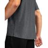 imageG Gradual Mens Workout Quick Dry TShirts Short Sleeve Lightweight Cooling Gym Shirts Tee for Running Beach Hiking1 Pack Heather Black