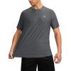 imageG Gradual Mens Workout Quick Dry TShirts Short Sleeve Lightweight Cooling Gym Shirts Tee for Running Beach Hiking1 Pack Heather Black