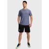 imageG Gradual Mens Workout Quick Dry TShirts Short Sleeve Lightweight Cooling Gym Shirts Tee for Running Beach Hiking1 Pack Heather Blue