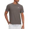imageG Gradual Mens Workout Quick Dry TShirts Short Sleeve Lightweight Cooling Gym Shirts Tee for Running Beach Hiking1 Pack Heather Brown