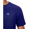 imageG Gradual Mens Workout Quick Dry TShirts Short Sleeve Lightweight Cooling Gym Shirts Tee for Running Beach Hiking1 Pack Heather Navy