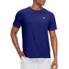 imageG Gradual Mens Workout Quick Dry TShirts Short Sleeve Lightweight Cooling Gym Shirts Tee for Running Beach Hiking1 Pack Heather Navy