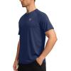 imageG Gradual Mens Workout Quick Dry TShirts Short Sleeve Lightweight Cooling Gym Shirts Tee for Running Beach Hiking1 Pack Navy