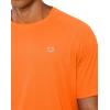 imageG Gradual Mens Workout Quick Dry TShirts Short Sleeve Lightweight Cooling Gym Shirts Tee for Running Beach Hiking1 Pack Orange