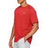imageG Gradual Mens Workout Quick Dry TShirts Short Sleeve Lightweight Cooling Gym Shirts Tee for Running Beach Hiking1 Pack Red