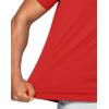 imageG Gradual Mens Workout Quick Dry TShirts Short Sleeve Lightweight Cooling Gym Shirts Tee for Running Beach Hiking1 Pack Red