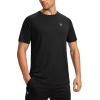 imageG Gradual Mens Workout Quick Dry TShirts Short Sleeve Lightweight Cooling Gym Shirts Tee for Running Beach Hiking3 Pack BlackGreyNavy