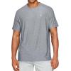imageG Gradual Mens Workout Quick Dry TShirts Short Sleeve Lightweight Cooling Gym Shirts Tee for Running Beach Hiking3 Pack Heather CarbonBlueGrey