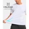 imageG Gradual Mens Workout Shirts Quick Dry Athletic Running TShirts Lightweight Moisture Wicking Short Sleeve Sports Gym TopsB White
