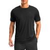 imageG Gradual Mens Workout Shirts Quick Dry Athletic Running TShirts Lightweight Moisture Wicking Short Sleeve Sports Gym TopsBlack