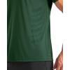 imageG Gradual Mens Workout Shirts Quick Dry Athletic Running TShirts Lightweight Moisture Wicking Short Sleeve Sports Gym TopsDark Green