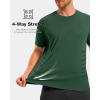 imageG Gradual Mens Workout Shirts Quick Dry Athletic Running TShirts Lightweight Moisture Wicking Short Sleeve Sports Gym TopsDark Green