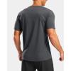 imageG Gradual Mens Workout Shirts Quick Dry Athletic Running TShirts Lightweight Moisture Wicking Short Sleeve Sports Gym TopsDark Grey